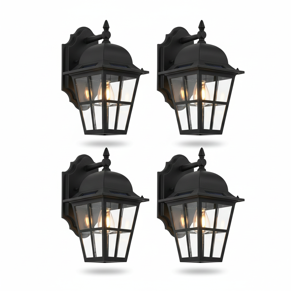Midnight Manor Solar Coach Lanterns