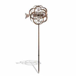 Renaissance Kinetic Bronze Wind Spinner