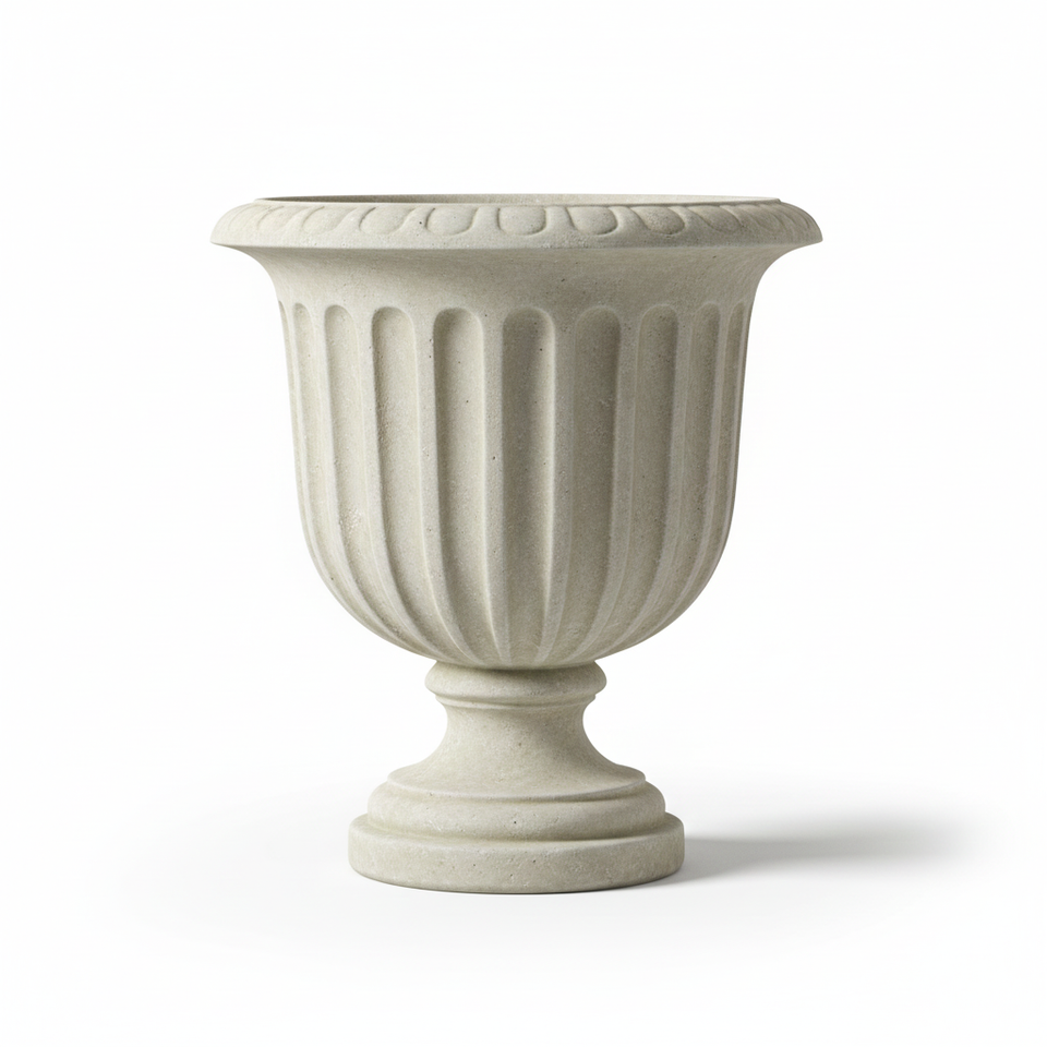 Royal Court Oversized Fluted Planter Urn